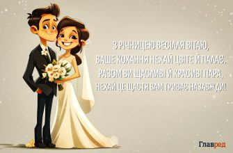 Топ ідей, як оригінально привітати чоловіка з річницею весілля 💖 — від романтики до креативу. Обирай під характер свого чоловіка 😉