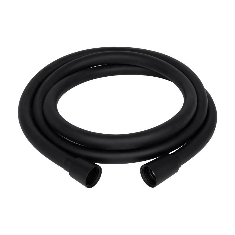 Шланг для душа черий Qtap Hadice PVC160B 1,6 м