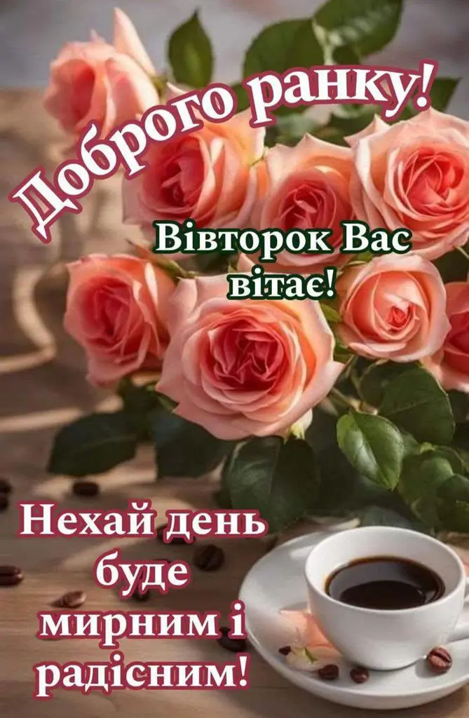 Доброго ранку, вівторок