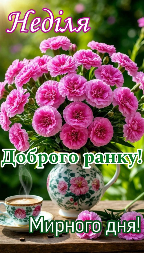 Доброго ранку, неділя