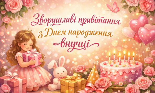 З Днем народження внучці