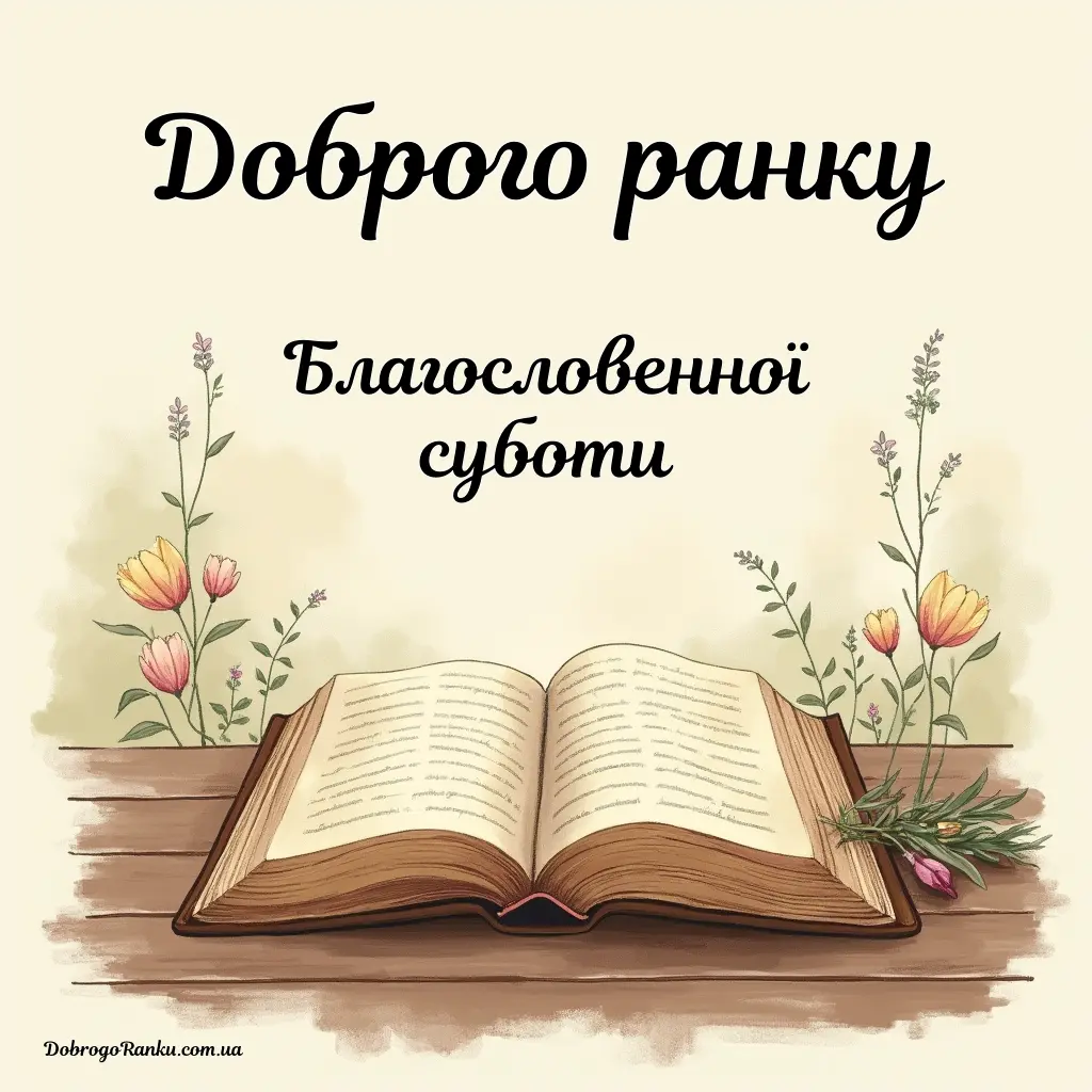 Доброго ранку, субота