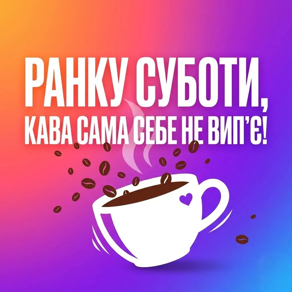 Доброго ранку, субота