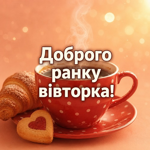 Доброго ранку, вівторок