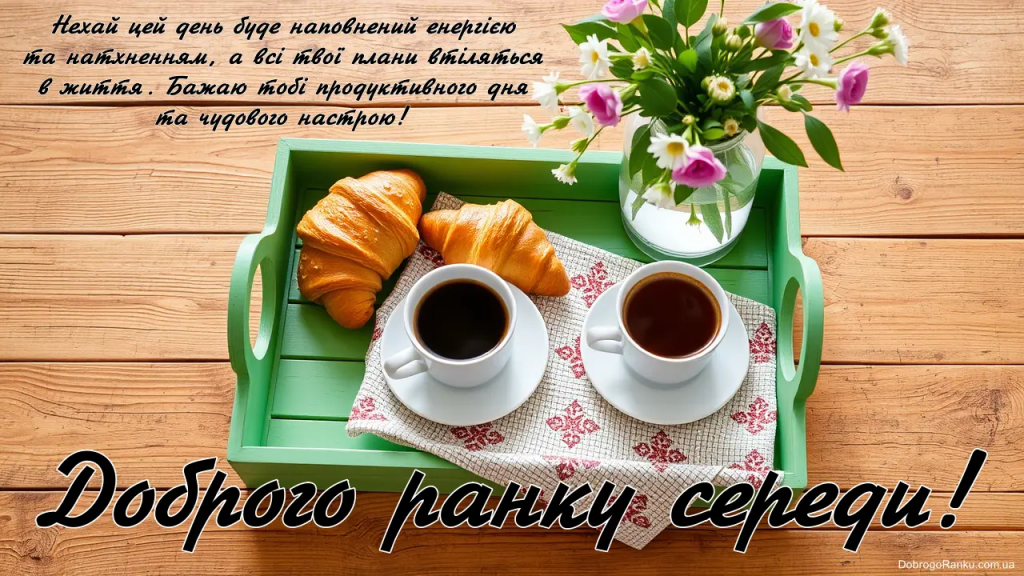 Доброго ранку, середа