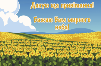 Щиро дякую за привітання, мирного неба: красиві слова подяки за теплі побажання