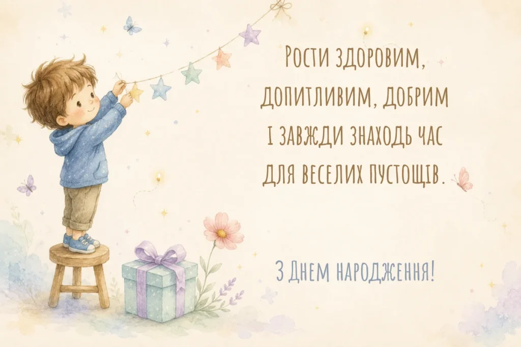 З Днем народження племіннику
