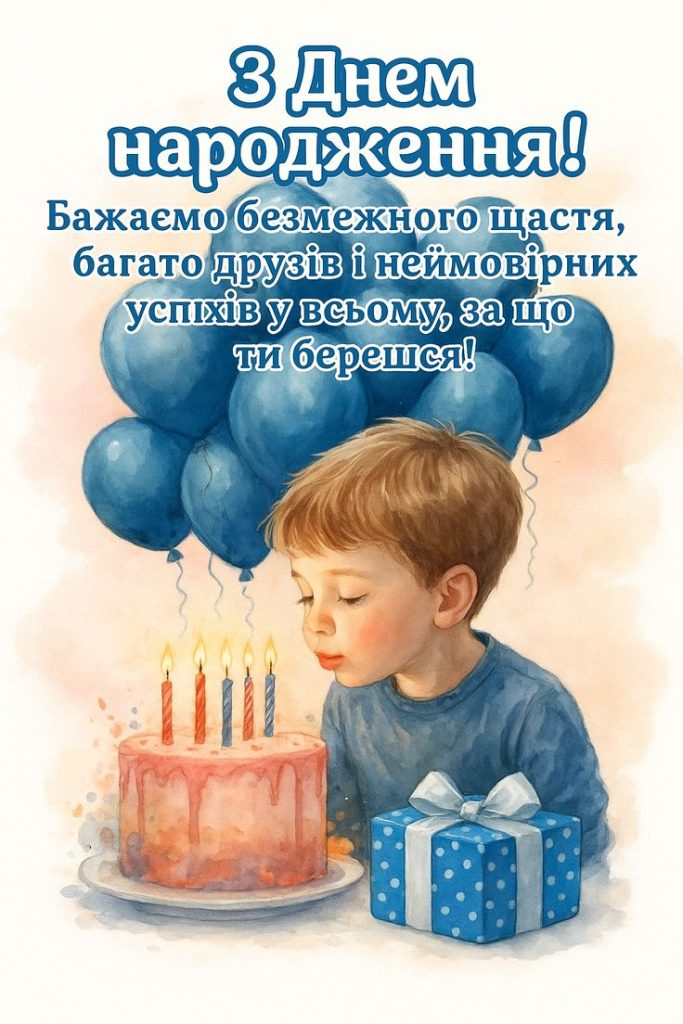 З Днем народження племіннику