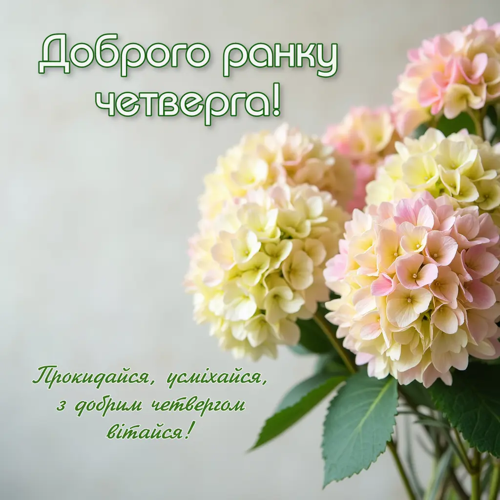 Доброго ранку, четвер