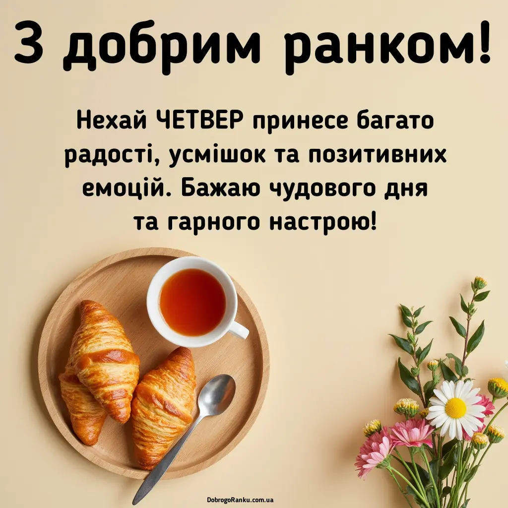 Доброго ранку, четвер