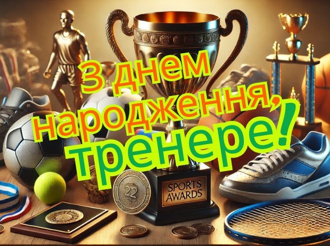 Привітання наставнику тренеру