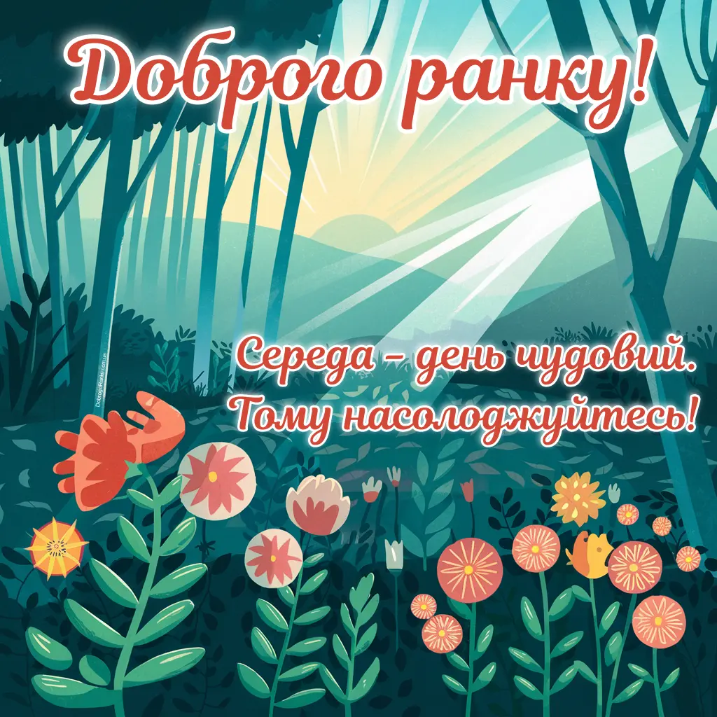 Доброго ранку, середа