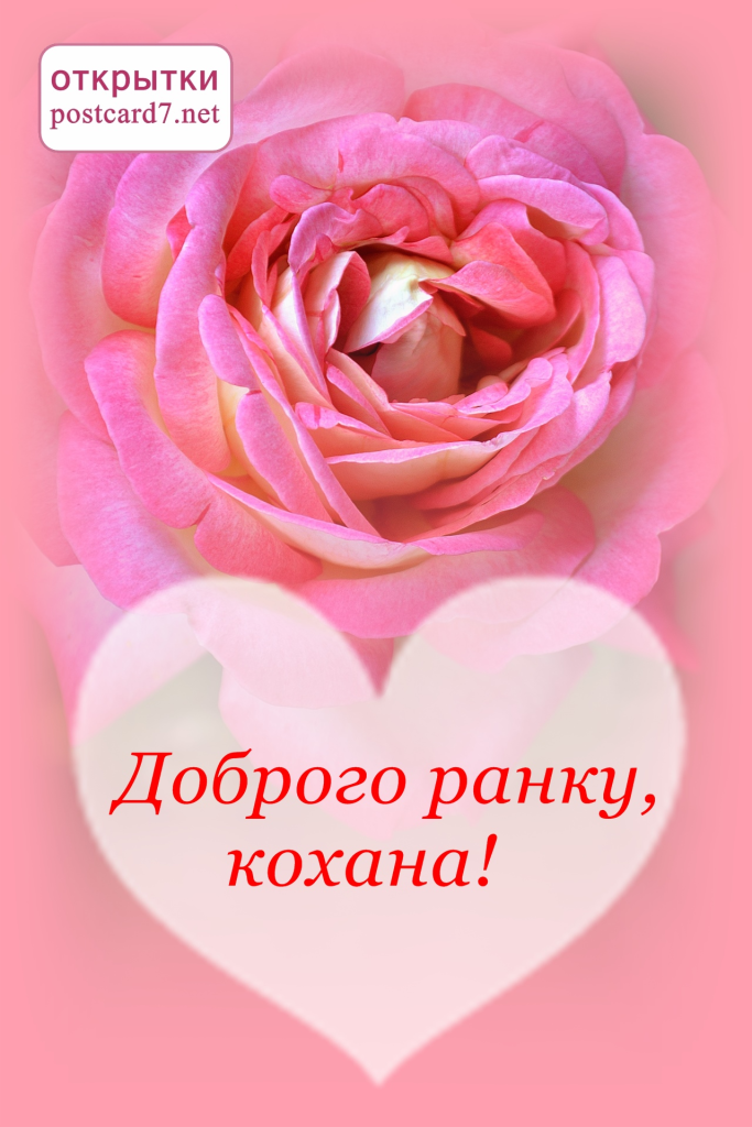 Доброго ранку коханій