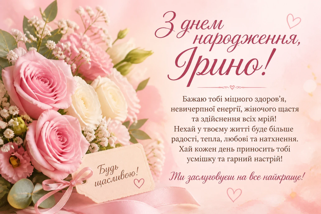 З Днем народження, Ірино!
