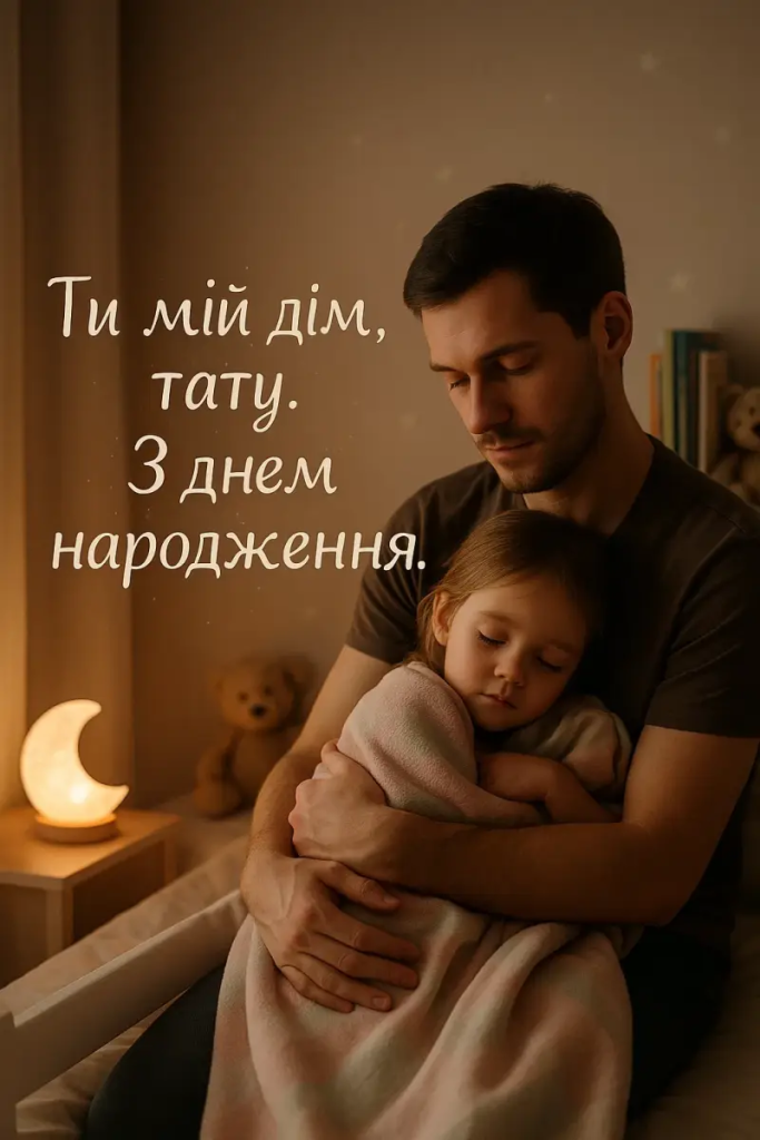 Привітання з Днем народження татові від доньки до сліз