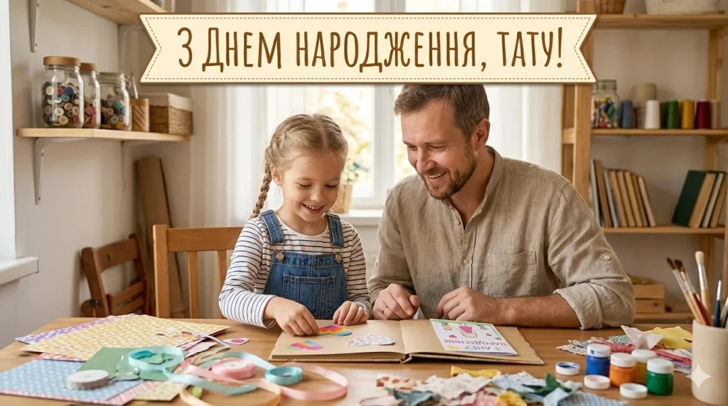 Привітання з Днем народження татові від доньки до сліз