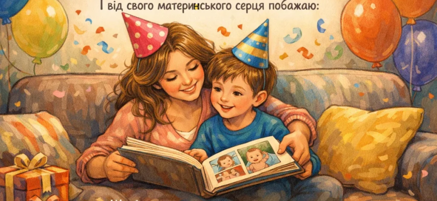 Зворушливі привітання з Днем народження сину від мами: щирі слова до сліз