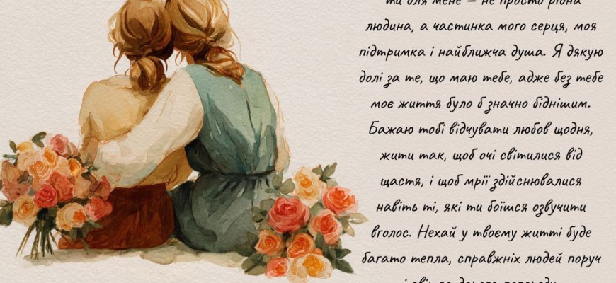 Привітання з Днем народження молодшій сестрі: щирі, красиві та зворушливі побажання