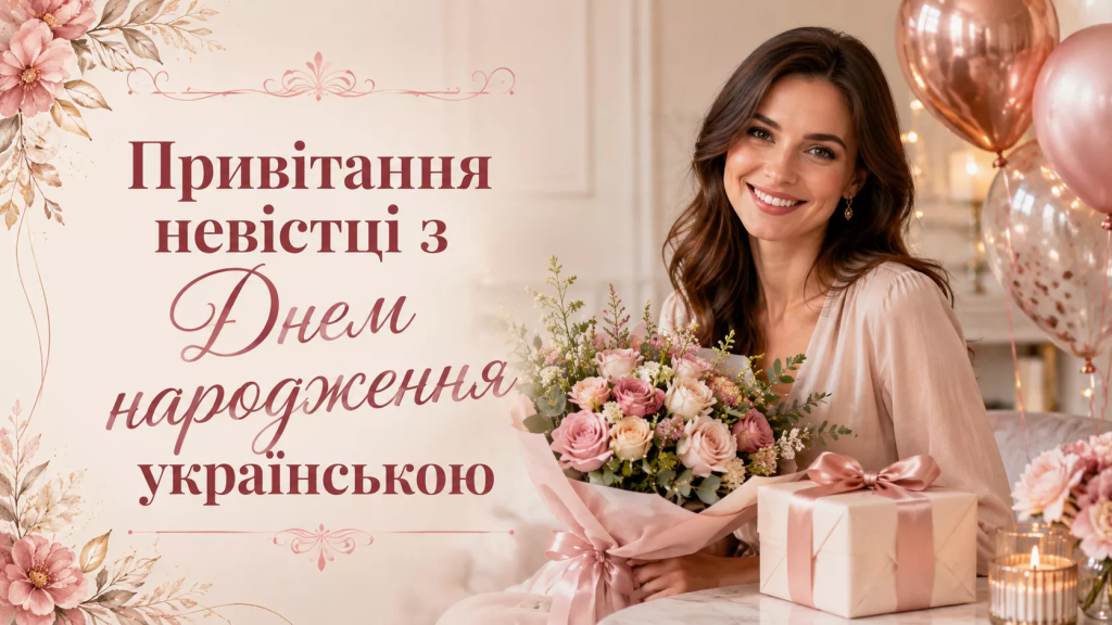 Привітання з Днем народження невістці