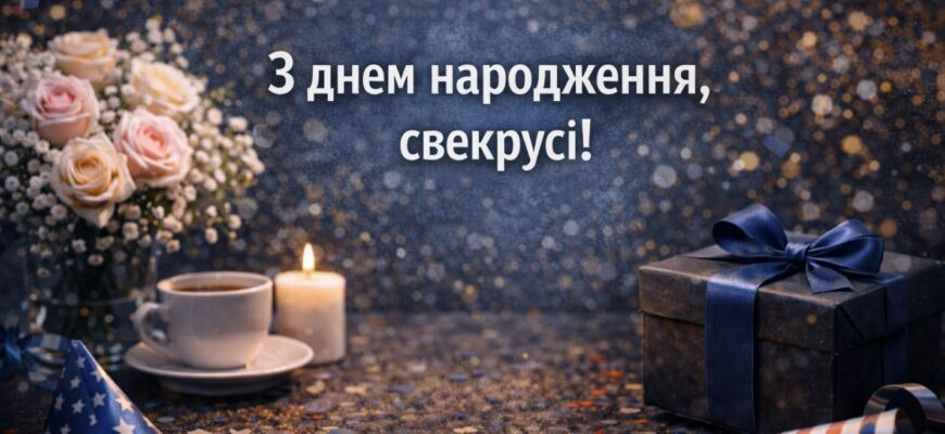 Привітання з Днем народження свекрусі