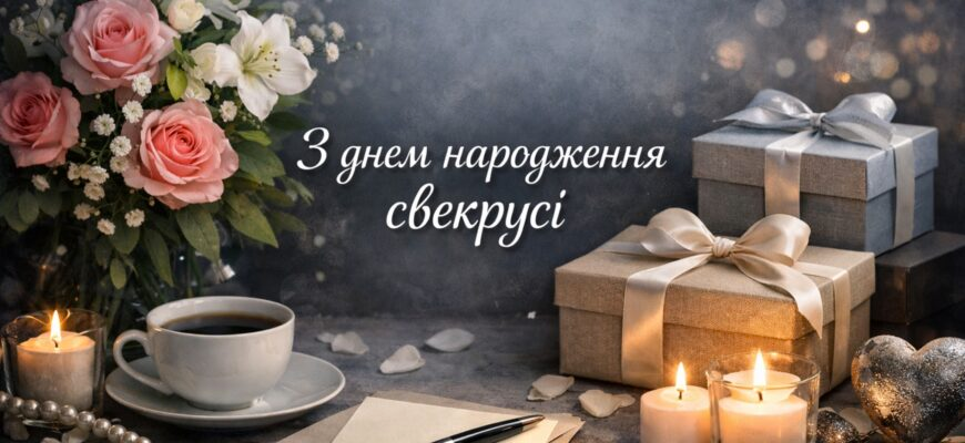 Привітання з Днем народження свекрусі