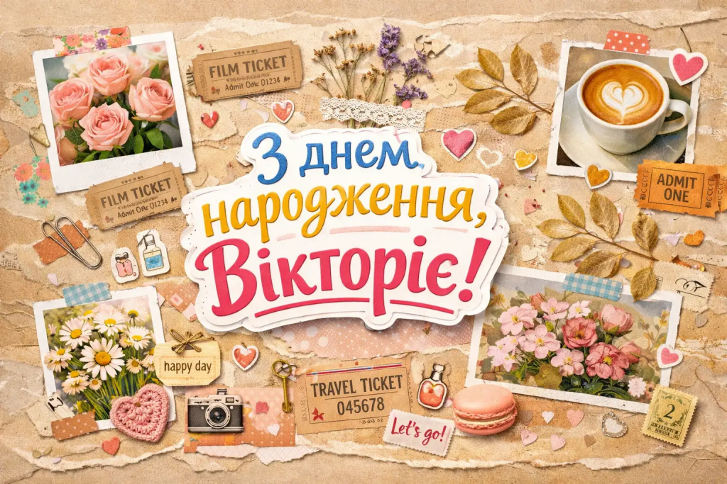 привітання Вікторії з днем народження